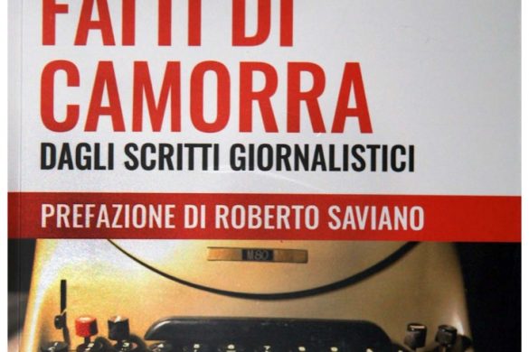 La copertina del libro “Fatti di camorra” dagli scritti giornalistici di Giancarlo Siani