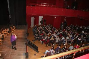 La platea degli studenti.